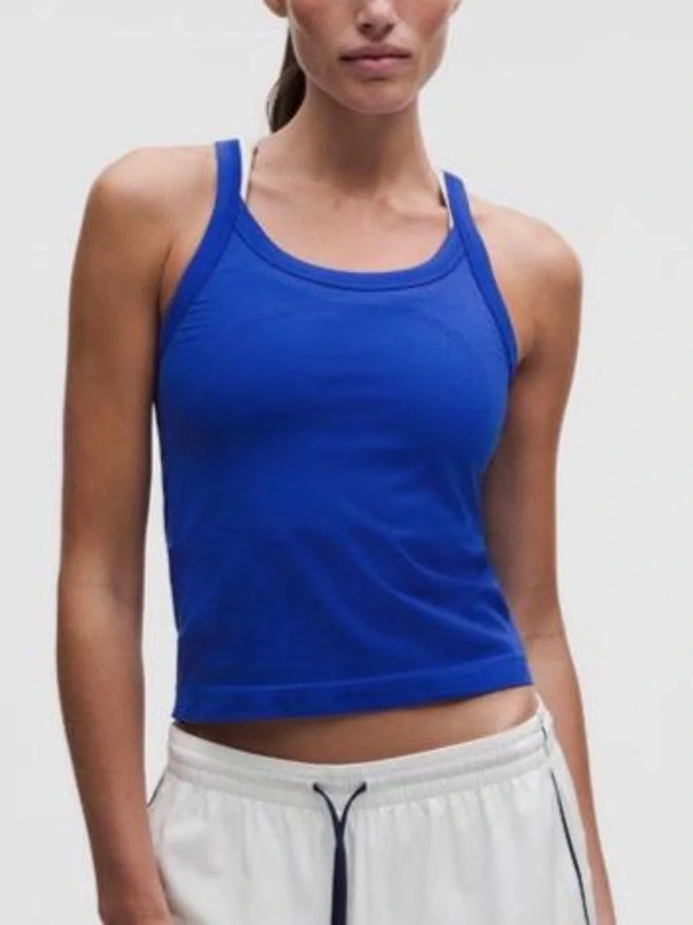 lululemon athletica Swiftly Cami Tank Top in Beach Ball Blue —   Size 8
